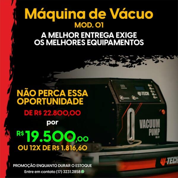 MÁQUINA DE VÁCUO - (VACUUM PUMP MOD01)