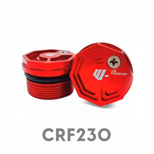 TAMPA SUSPENSAO DIANTEIRA MODELO ORIGINAL CRF230 VERMELHA